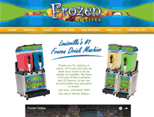 Tablet Screenshot of frozendelites.com